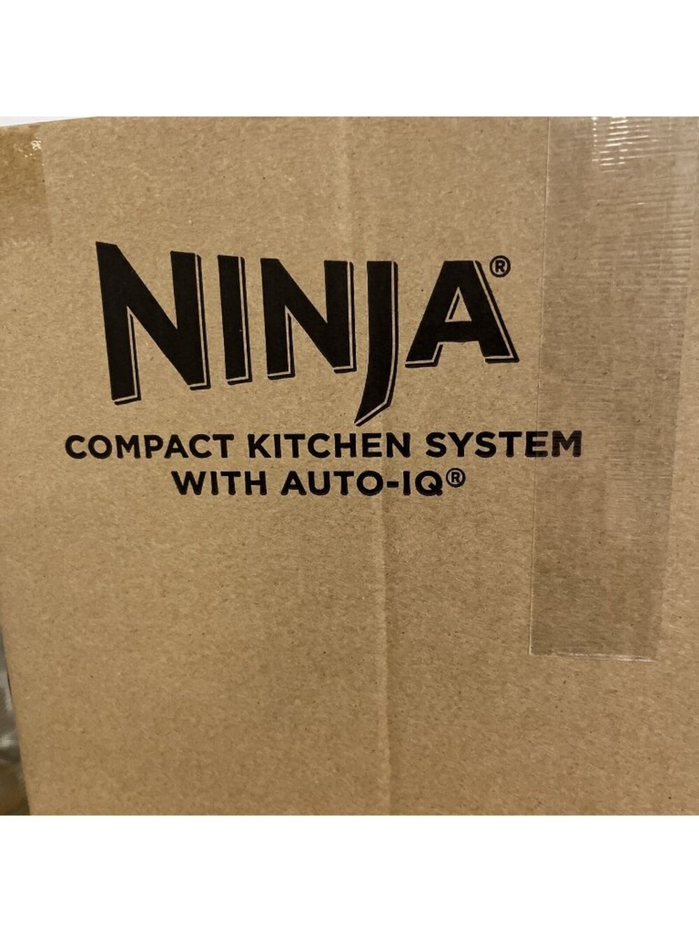 Ninja AMZ493BRN Compact Kitchen System Auto-IQ Blender - GRAY - NEW